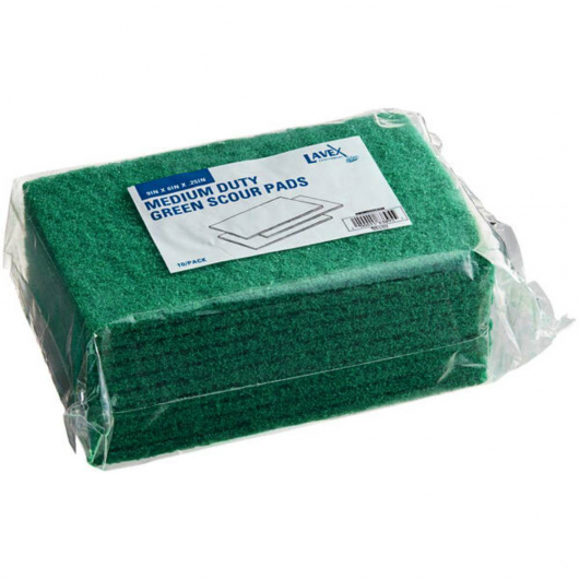 Flat Green Scouring Pads